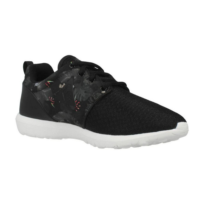 Le Coq Sportif Dynacomf W Hiver Floral Noir - Chaussures Baskets Basses Femme